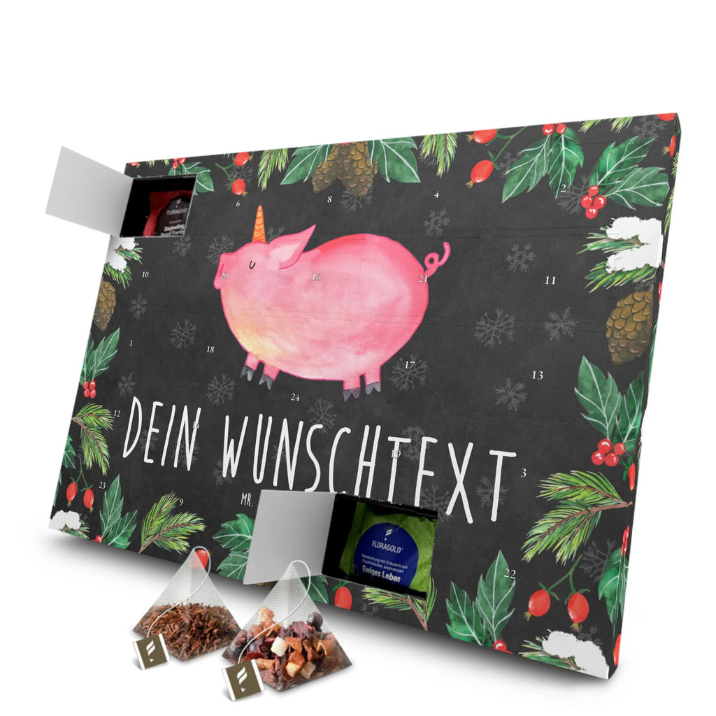 Personalisierter Tee Adventskalender Einhorn Schwein Personalisierter Tee Adventskalender, Einhorn, Einhorn Deko, Einhörner, Unicorn, Geschenk, Piggy, Party, English, Englisch, Schwein, Bauer, Schweinhorn, Funny, Spaß, Pig, Witzig. Lustig, Spruch