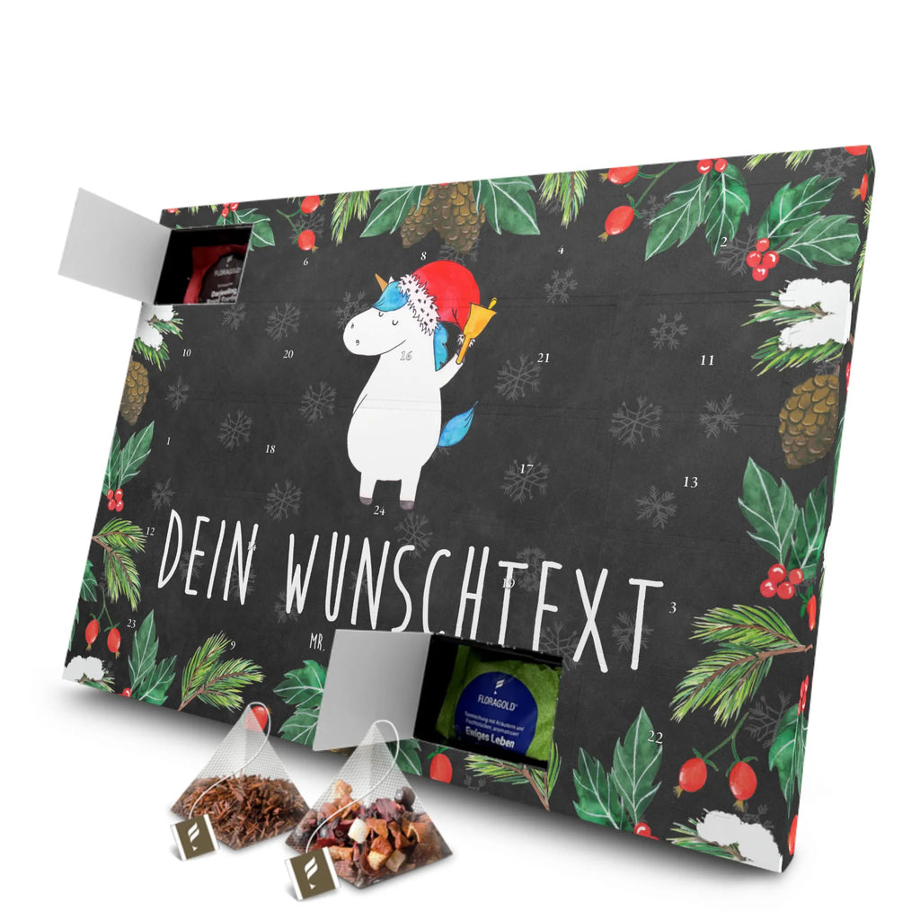 Personalisierter Tee Adventskalender Einhorn Weihnachtsmann Personalisierter Tee Adventskalender, Unicorn, Einhorn, Einhörner, Einhorn Deko, Weihnachten, Schoki, Nikolaus, Feenstaub, Gin, Wunschzettel, Weihnachtsmann, Wunschliste, Schokolade