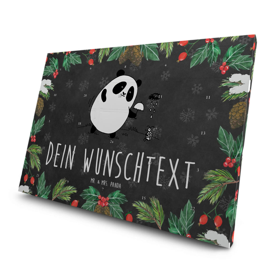 Personalisierter Tee Adventskalender Panda Zusammenhalt Personalisierter Tee Adventskalender
