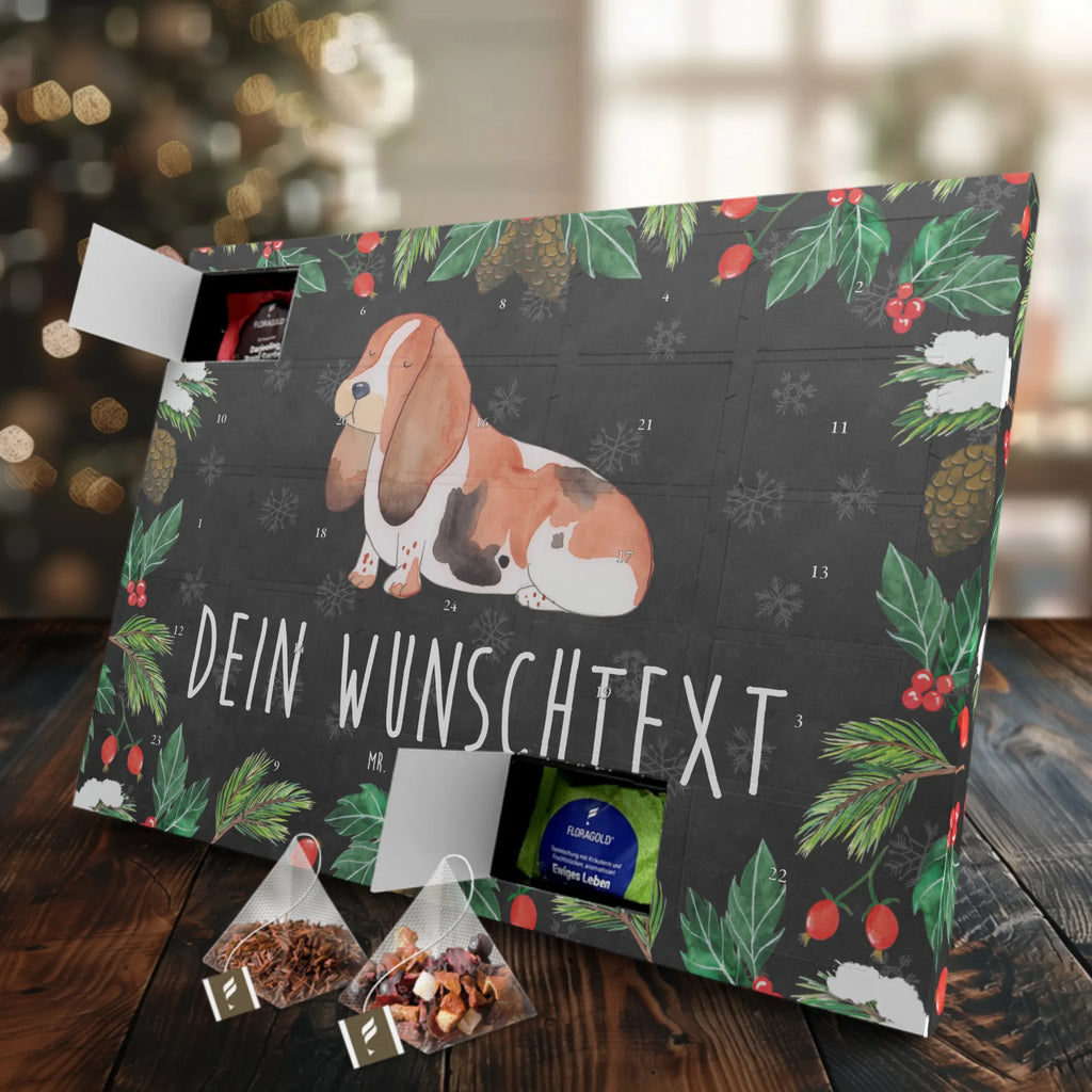 Personalisierter Tee Adventskalender Hund Basset Hound Personalisierter Tee Adventskalender, Hunderasse, Tierliebhaber, Hundemotiv, Haustier, Hundebesitzer, Hund, Sprüche, Basset Hound, Basset, Hundeliebe, Kinderlos