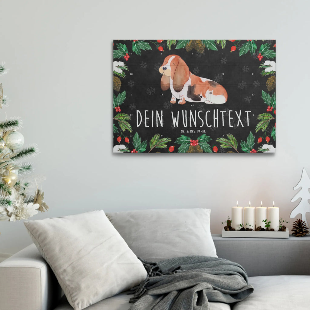 Personalisierter Tee Adventskalender Hund Basset Hound Personalisierter Tee Adventskalender, Hunderasse, Tierliebhaber, Hundemotiv, Haustier, Hundebesitzer, Hund, Sprüche, Basset Hound, Basset, Hundeliebe, Kinderlos