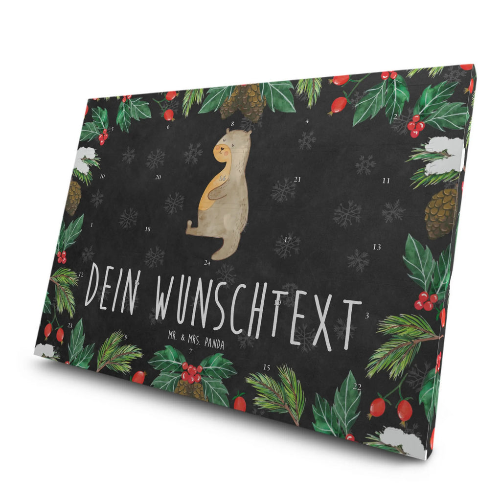 Personalisierter Tee Adventskalender Otter Bauch Personalisierter Tee Adventskalender, Seeotter, Otter, Fischotter, Otter Seeotter See Otter