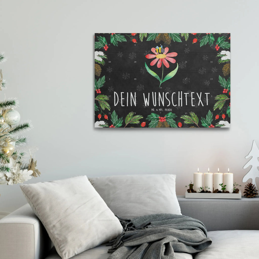 Personalisierter Tee Adventskalender Hummel Blume Personalisierter Tee Adventskalender, Tiere, Tiermotive, Gute Laune, Lustige Sprüche, Biene, Flauschig, Blume, Hummel, Feld, Natur, Hummeln, Wespe