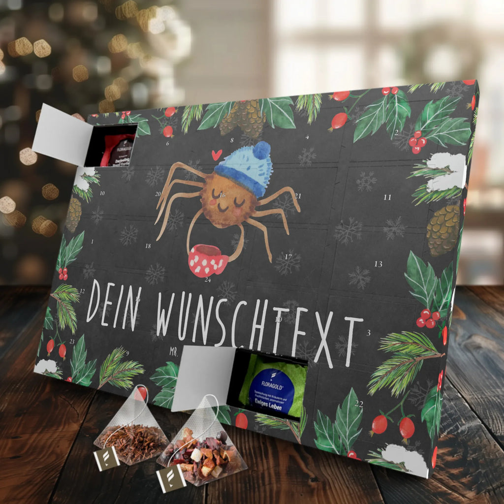 Personalisierter Tee Adventskalender Spinne Agathe Kaffee Personalisierter Tee Adventskalender, Merchandise, Spinne Agathe, Videos, Spinne, Agathe, Morgen, Kaffee, Weiser Spruch, Lebensweisheiten, Morgenmuffel