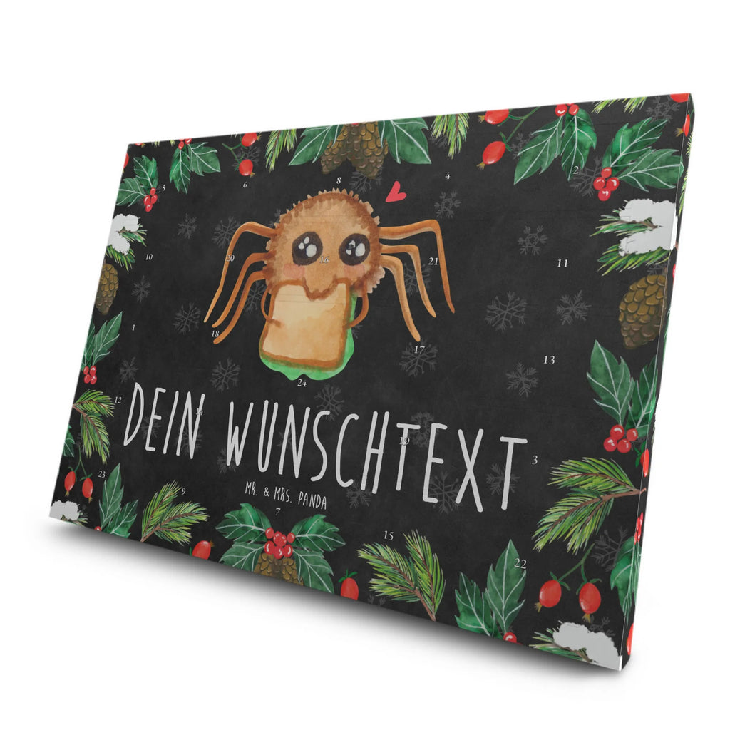 Personalisierter Tee Adventskalender Spinne Agathe Sandwich Personalisierter Tee Adventskalender, Merchandise, Spinne Agathe, Videos, Spinne, Agathe, Alles Wird gut, Hungrig, Verfressen, Glück, Mut, Hunger, Lebensfreude