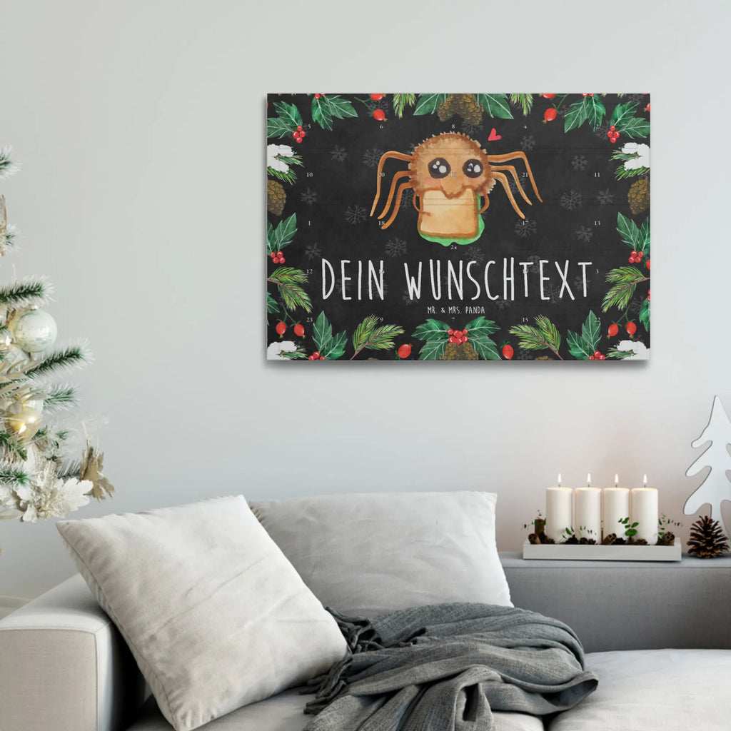 Personalisierter Tee Adventskalender Spinne Agathe Sandwich Personalisierter Tee Adventskalender, Merchandise, Spinne Agathe, Videos, Spinne, Agathe, Alles Wird gut, Hungrig, Verfressen, Glück, Mut, Hunger, Lebensfreude
