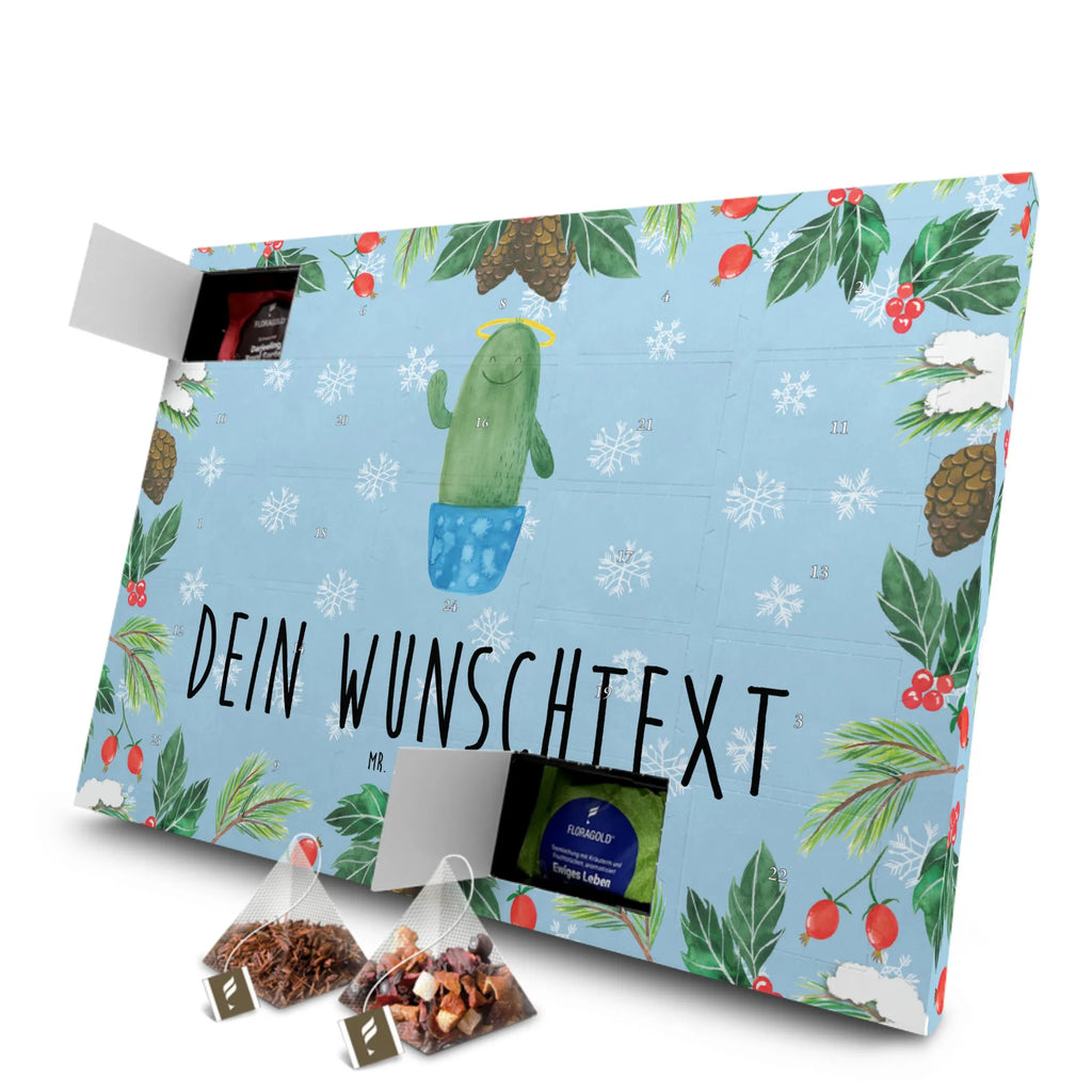 Personalisierter Tee Adventskalender Kaktus Heilig Personalisierter Tee Adventskalender, Kakteen, Kaktus, Bruder, Freundin, Frech, Familie, Schwestern, Eltern, Heiligenschein, Schwester, Lustig, Kind
