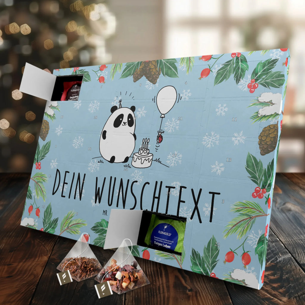 Panda Birthday Personalisierter Tee Adventskalender