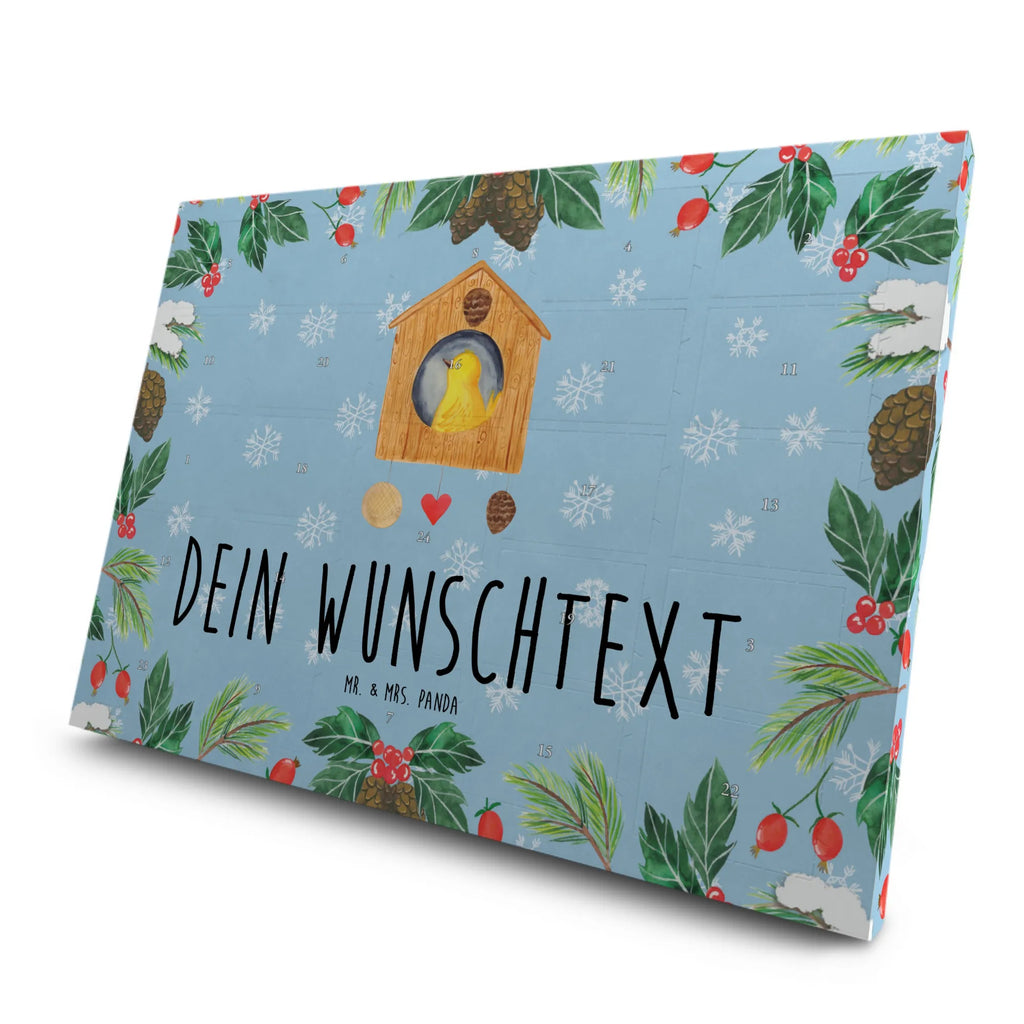 Personalisierter Tee Adventskalender Vogelhaus Home Personalisierter Tee Adventskalender, Tiermotive, Tiere, Gute Laune, Lustige Sprüche, Geschenk, Hausbau, Vogelhaus, Einzug, Umzug, Vogel, Haus, Home Sweet Home, Einzugsgeschenk