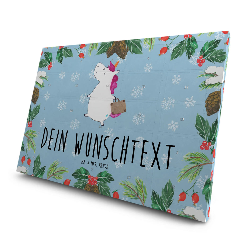 Personalisierter Tee Adventskalender Einhorn Koffer Personalisierter Tee Adventskalender, Unicorn, Einhorn, Einhörner, Einhorn Deko, Kind, Albern, Reise, Gepäck, Abenteuer, Witzig, Verreisen, Lustig, Spaß, Koffer, Erwachsen