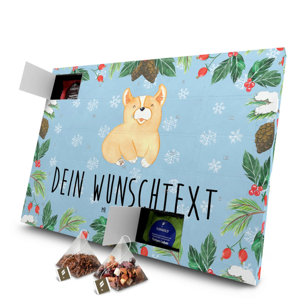 Personalisierter Tee Adventskalender Corgie Personalisierter Tee Adventskalender, Hunderasse, Tierliebhaber, Hundemotiv, Haustier, Hundebesitzer, Hund, Sprüche, Spruch, Britisch, Motivation, Welsh Corgie Pembroke, Corgie, Hundespruch, Lebensfreude
