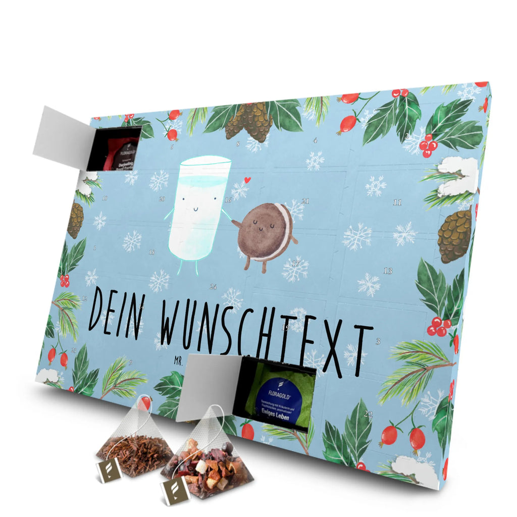 Personalisierter Tee Adventskalender Milch Keks Personalisierter Tee Adventskalender, Tiere, Tiermotive, Gute Laune, Lustige Sprüche, Kaffee, Motiv Süß, Perfektes Paar, Romantisch, Kekse, Cookie, Milch, Milk, Keks, Einladung Frühstück