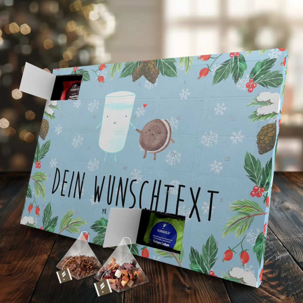 Personalisierter Tee Adventskalender Milch Keks Personalisierter Tee Adventskalender, Tiere, Tiermotive, Gute Laune, Lustige Sprüche, Kaffee, Motiv Süß, Perfektes Paar, Romantisch, Kekse, Cookie, Milch, Milk, Keks, Einladung Frühstück