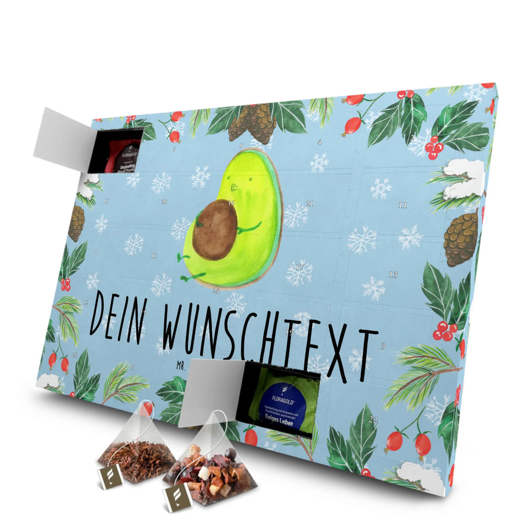 Personalisierter Tee Adventskalender Avocado Pfeifen Personalisierter Tee Adventskalender, Avocado, Gesund, Veggie, Vegan, Ernährung, Diät, Abnehmen, dick sein