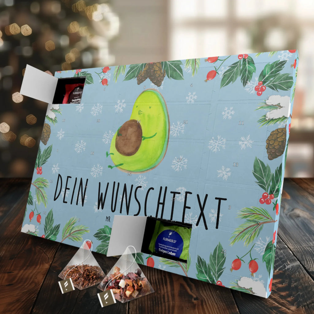 Personalisierter Tee Adventskalender Avocado Pfeifen Personalisierter Tee Adventskalender, Avocado, Gesund, Veggie, Vegan, Ernährung, Diät, Abnehmen, dick sein