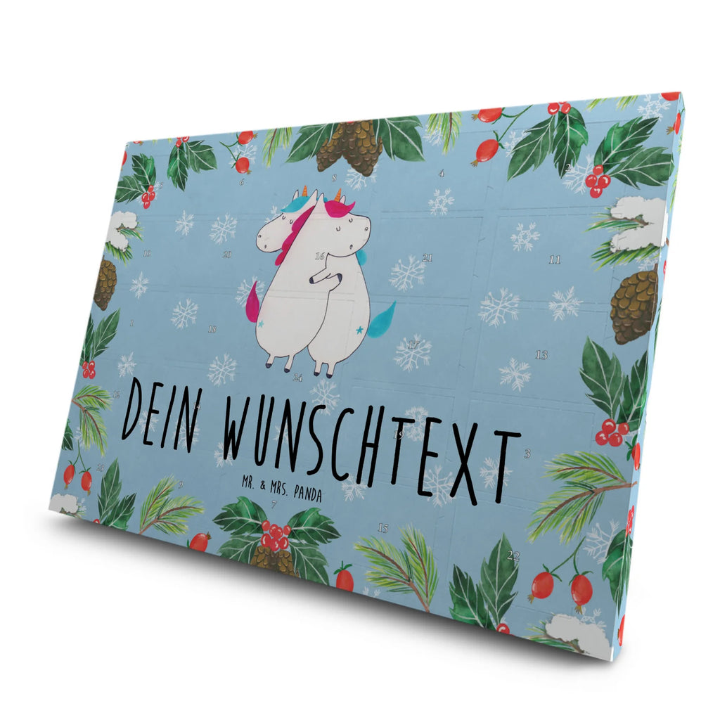 Personalisierter Tee Adventskalender Einhörner Umarmen Personalisierter Tee Adventskalender, Unicorn, Einhorn, Einhörner, Einhorn Deko, Geschwister, Familie, Schwester, Liebe, BFF, Freundinnen, Schwestern, Freundin, Sister