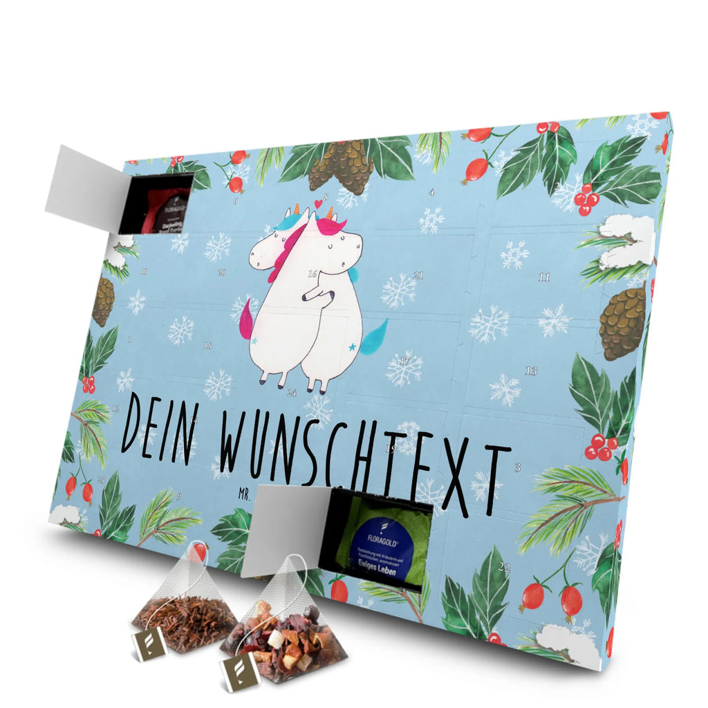 Personalisierter Tee Adventskalender Einhorn Mitteilung Personalisierter Tee Adventskalender, Unicorn, Einhorn, Einhörner, Einhorn Deko, Partner, Spruch, Witzig, Lustig, Valentinstag, Ehe, Valentine, Liebe, Geschenk