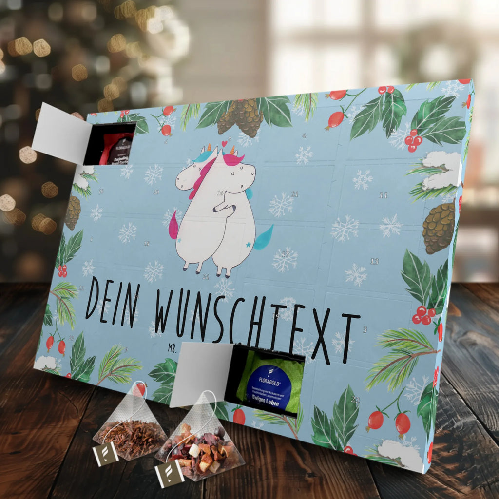 Personalisierter Tee Adventskalender Einhorn Mitteilung Personalisierter Tee Adventskalender, Unicorn, Einhorn, Einhörner, Einhorn Deko, Partner, Spruch, Witzig, Lustig, Valentinstag, Ehe, Valentine, Liebe, Geschenk