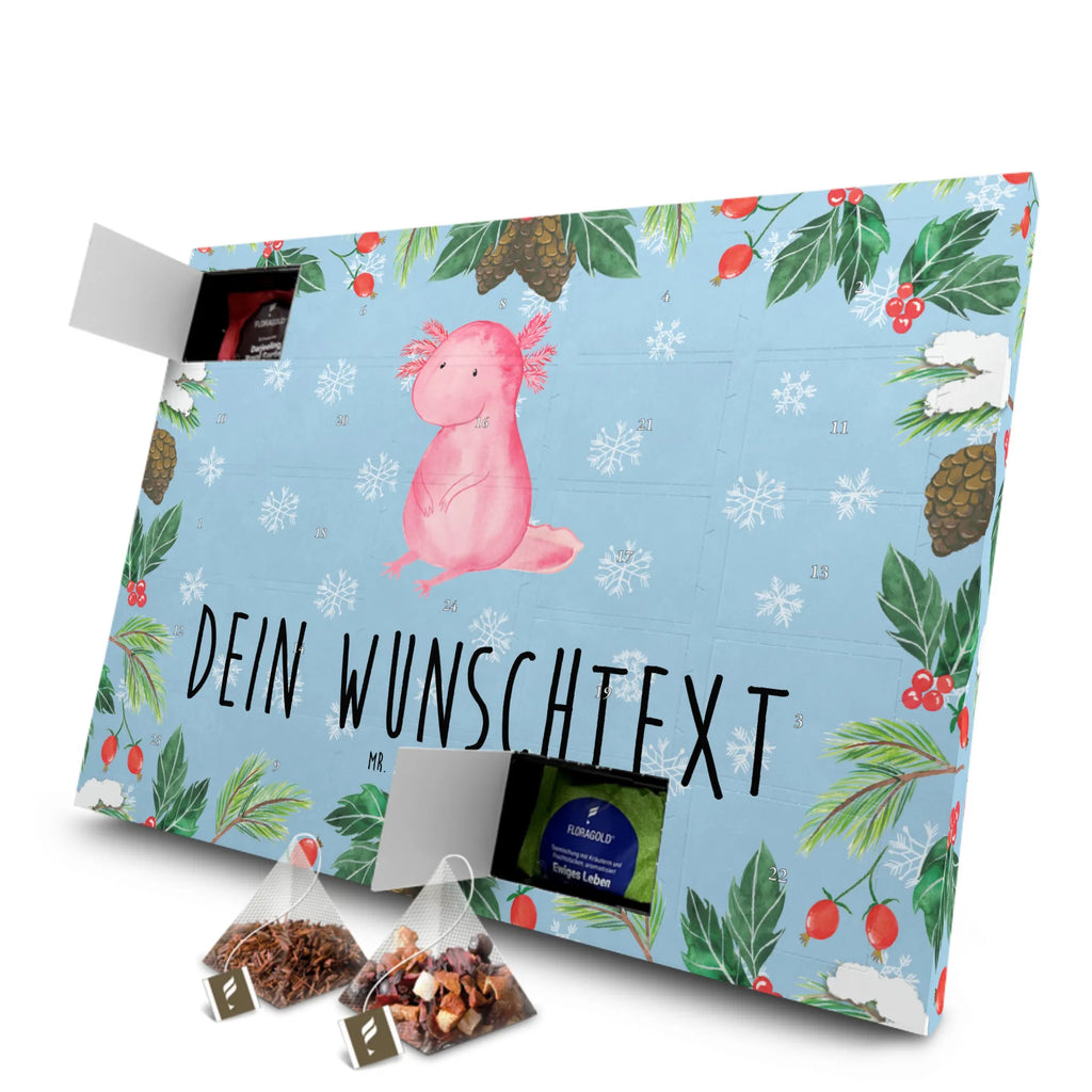  aksolotl null Personalisierter Tee Adventskalender, Axolotl, Molch, Vergnügt, Liebe, Weisheit, Lebensweisheit, Lebensstil, Axolot, Zufrieden, Freundin, Fröhlich