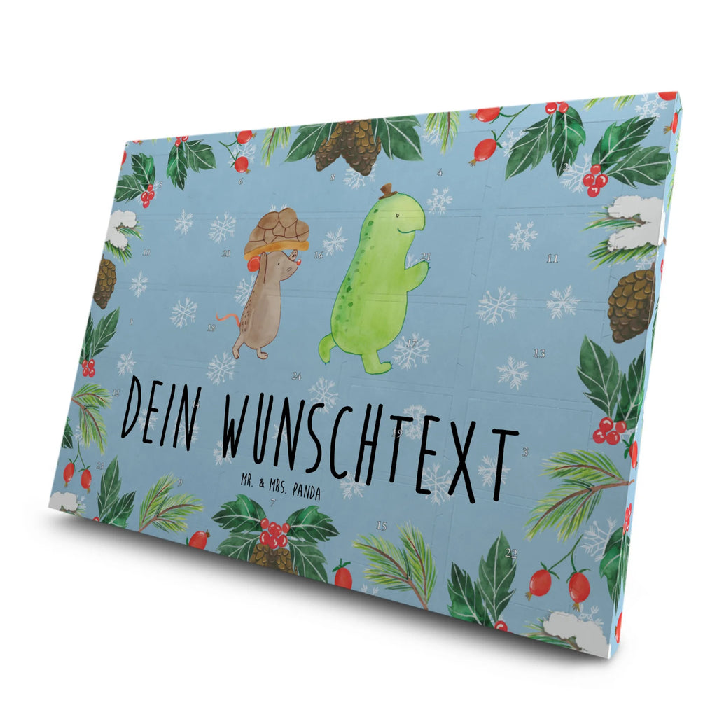 Personalisierter Tee Adventskalender Schildkröte Maus Personalisierter Tee Adventskalender, Schildkröte, Freunde, Beste Freunde, Beste Freundinnen, Freundinnen, Maus