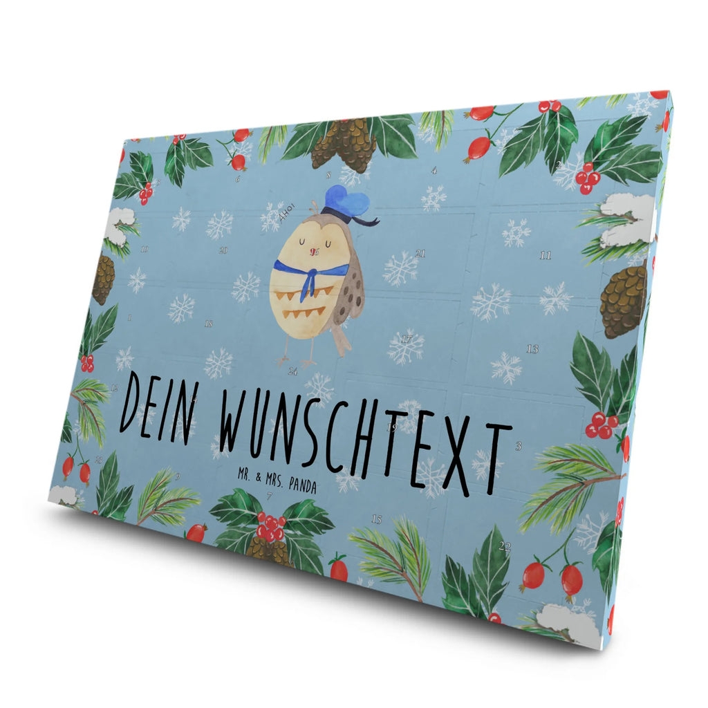 Personalisierter Tee Adventskalender Eule Matrose Personalisierter Tee Adventskalender, Eule, Eule Deko, Seefahrer, Ehe, Owl, Heimathafen, Eule Spruch, Freundin, Hochzeitstag Geschenk, Wortspiel Lustig, Matrose