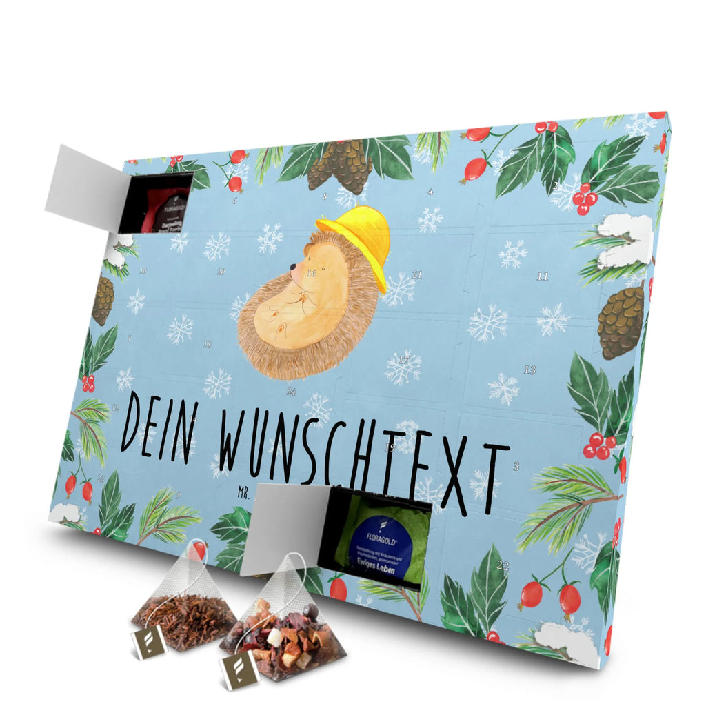 Personalisierter Tee Adventskalender Igel Beten Personalisierter Tee Adventskalender, Tiere, Tiermotive, Gute Laune, Lustige Sprüche, Igel, Genießen, Dankbarkeit, Sonnenhut, Dankbar, Igel mit Hut, Beten, Amen, Gott, Leben, Dankbar sein