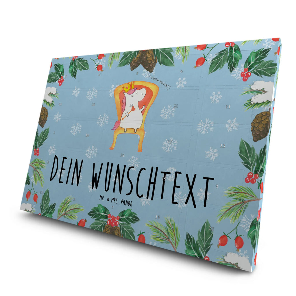 Personalisierter Tee Adventskalender Einhorn König Personalisierter Tee Adventskalender, Einhorn, Einhorn Deko, Einhörner, Unicorn, König, Kaiser, Prinzessin, Bundeskanzler, Herrscher, Krone, Präsident