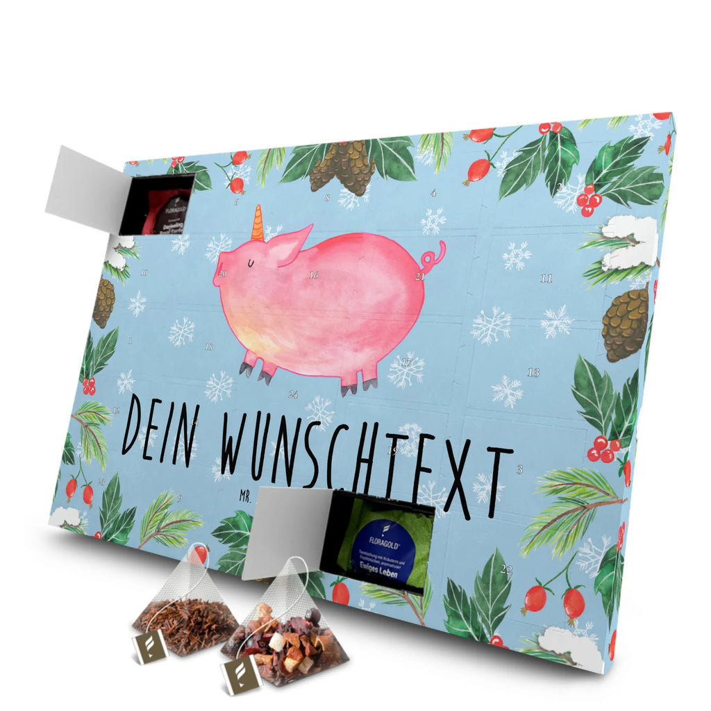 Personalisierter Tee Adventskalender Einhorn Schwein Personalisierter Tee Adventskalender, Einhorn, Einhorn Deko, Einhörner, Unicorn, Geschenk, Piggy, Party, English, Englisch, Schwein, Bauer, Schweinhorn, Funny, Spaß, Pig, Witzig. Lustig, Spruch