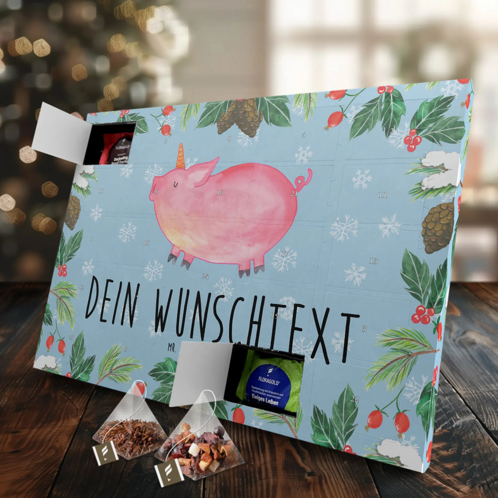 Personalisierter Tee Adventskalender Einhorn Schwein Personalisierter Tee Adventskalender, Einhorn, Einhorn Deko, Einhörner, Unicorn, Geschenk, Piggy, Party, English, Englisch, Schwein, Bauer, Schweinhorn, Funny, Spaß, Pig, Witzig. Lustig, Spruch