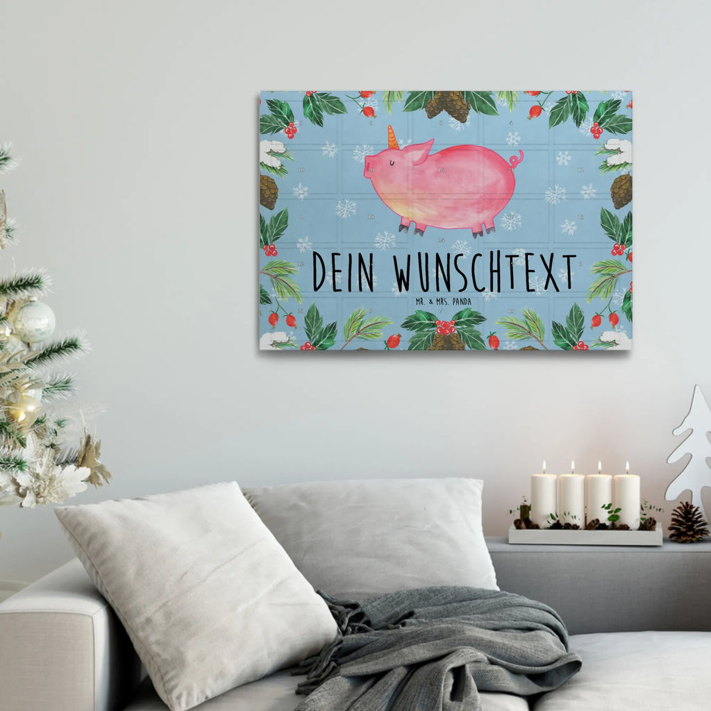 Personalisierter Tee Adventskalender Einhorn Schwein Personalisierter Tee Adventskalender, Einhorn, Einhorn Deko, Einhörner, Unicorn, Geschenk, Piggy, Party, English, Englisch, Schwein, Bauer, Schweinhorn, Funny, Spaß, Pig, Witzig. Lustig, Spruch