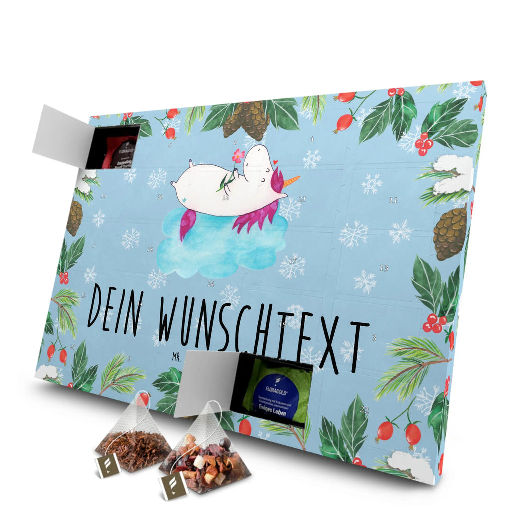 Personalisierter Tee Adventskalender Einhorn Verliebt Personalisierter Tee Adventskalender, Einhorn, Einhorn Deko, Einhörner, Unicorn, Freundin, Wolke, Verliebt, Liebe, Liebesbeweis