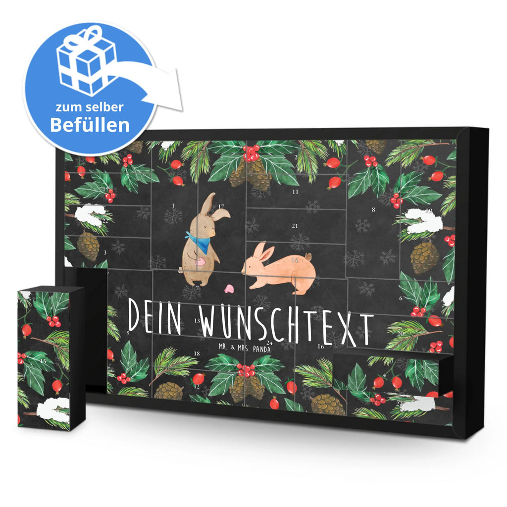 Personalisierter Befüllbarer Adventskalender Hasen Muschel Befüllbarer Adventskalender, Adventskalender Zum Selbst Befüllen, Mama, Oma, Opa, Schwester, Papa, Bruder, Muttertag, Vatertag, Familie, Beste Freundin, Hasen, Freundin, Meer, BFF, Best Friends, Muscheln, Freundinnen, Muscheln Sammeln