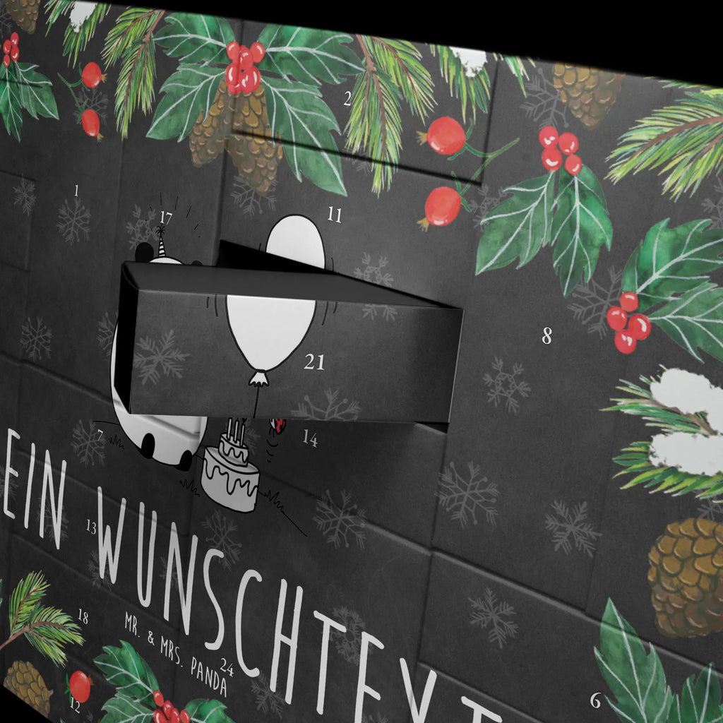  Panda Birthday Befüllbarer Adventskalender, Adventskalender Zum Selbst Befüllen