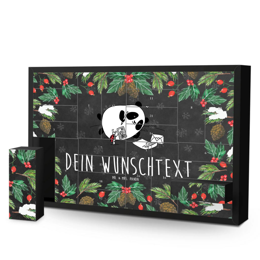 Personalisierter Befüllbarer Adventskalender Panda Vermissen Befüllbarer Adventskalender, Adventskalender Zum Selbst Befüllen