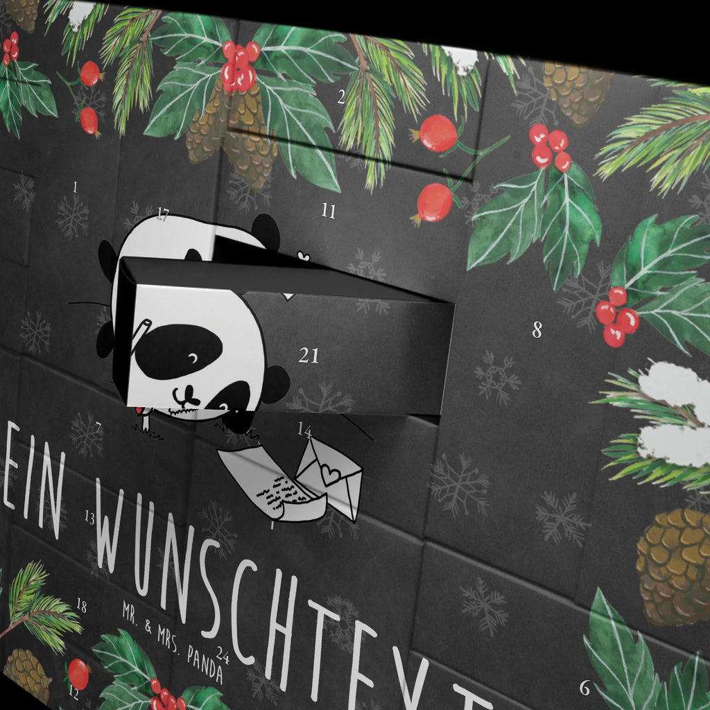  Panda tęsknić Befüllbarer Adventskalender, Adventskalender Zum Selbst Befüllen