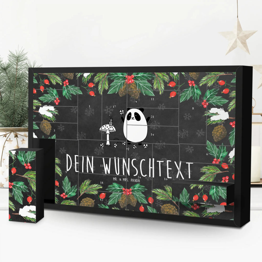 Personalisierter Befüllbarer Adventskalender Panda Glück Adventskalender Zum Selbst Befüllen, Befüllbarer Adventskalender