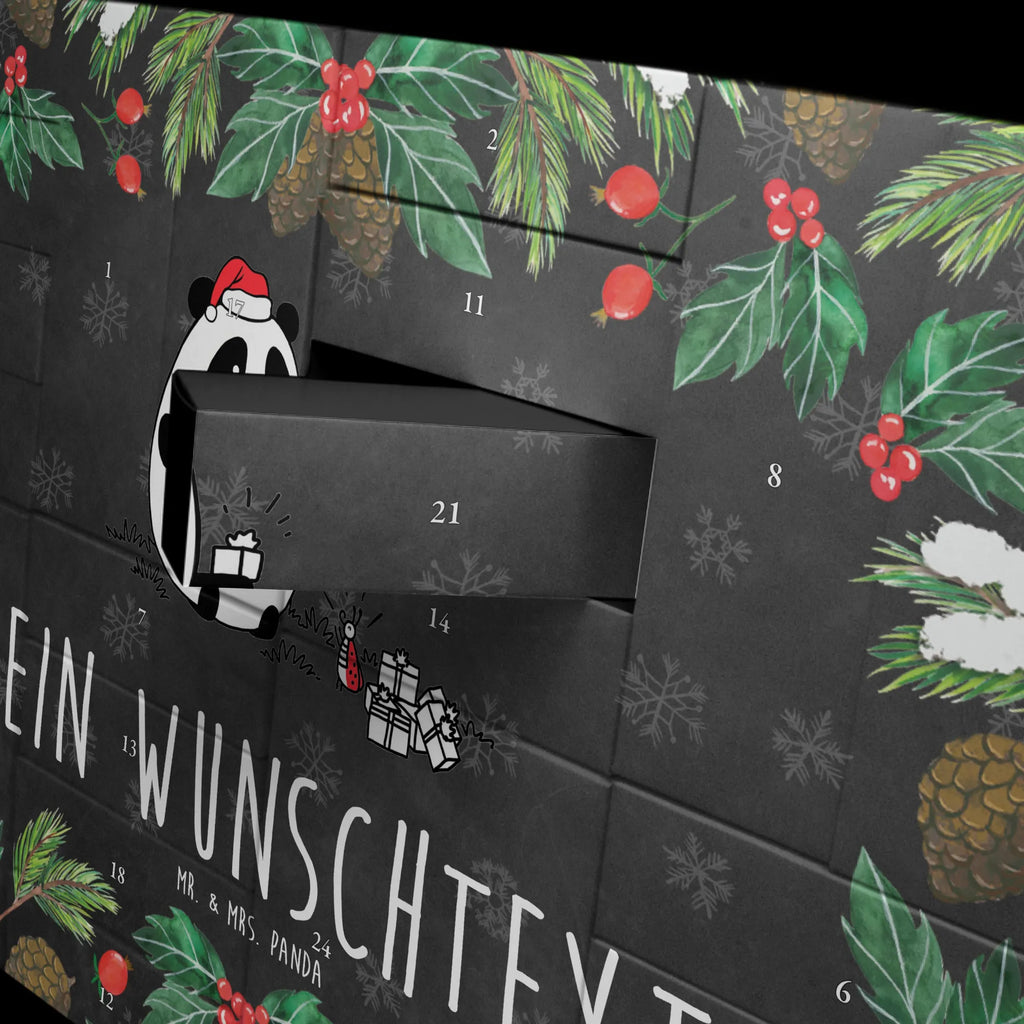 Panda Prezent świąteczny Adventskalender Zum Selbst Befüllen, Befüllbarer Adventskalender