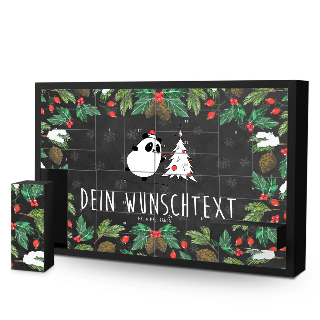  Panda Christmas Time Befüllbarer Adventskalender, Adventskalender Zum Selbst Befüllen