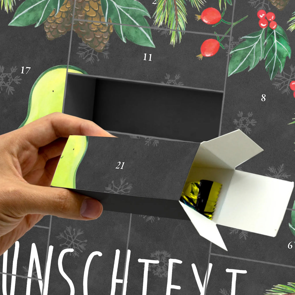 Personalisierter Befüllbarer Adventskalender Avocado Kern Befüllbarer Adventskalender, Adventskalender Zum Selbst Befüllen, Avocado, Gesund, Veggie, Vegan, Pflanze, Avokado, Kern, Spruch Leben, Avocadokern