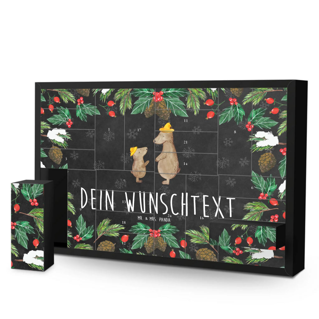 Personalisierter Befüllbarer Adventskalender Bären mit Hut Adventskalender Zum Selbst Befüllen, Befüllbarer Adventskalender, Mama, Oma, Opa, Schwester, Papa, Bruder, Muttertag, Vatertag, Familie, Paps, Vater-Sohn, Family, Bär, Söhne, Dad, Daddy, Vorbild, Sohn, Bären, Lieblingsmensch, Kind, Vater, Kinder, Papi