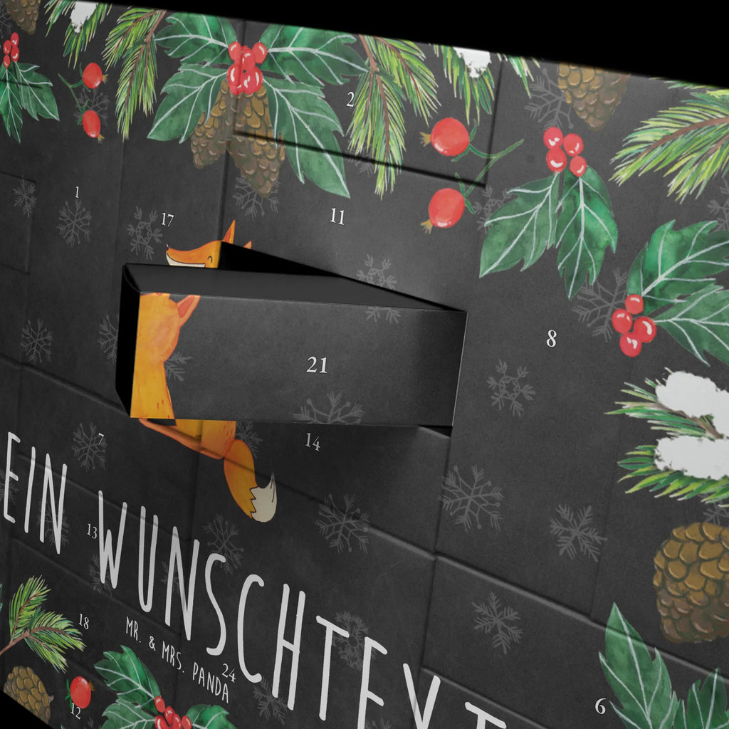 Personalisierter Befüllbarer Adventskalender Fuchs Gitarre Adventskalender Zum Selbst Befüllen, Befüllbarer Adventskalender, Fuchs, Geschenk Musiker, Musik Spruch, Sängerin, Sänger, Musikerin, Füchse, Gitarre