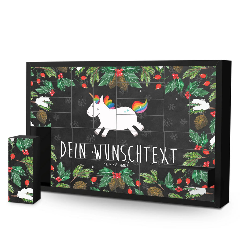 Personalisierter Befüllbarer Adventskalender Einhorn Happy Befüllbarer Adventskalender, Adventskalender Zum Selbst Befüllen, Einhorn, Einhorn Deko, Einhörner, Unicorn, Fröhlich, Freude, glücklich, Lachen, Spaß, Spannend, Lächeln, Lebensfreude, Witzig