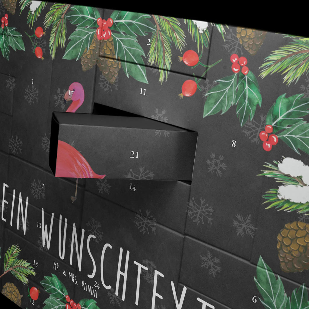 Personalisierter Befüllbarer Adventskalender Flamingo Classic Adventskalender Zum Selbst Befüllen, Befüllbarer Adventskalender, Flamingo, Spruch, Geschwister, Freundinnen, Freundin, Außenseiter, Tochter, Sohn, Einzigartig, für Mich, Ich, Selbstliebe, Stolz