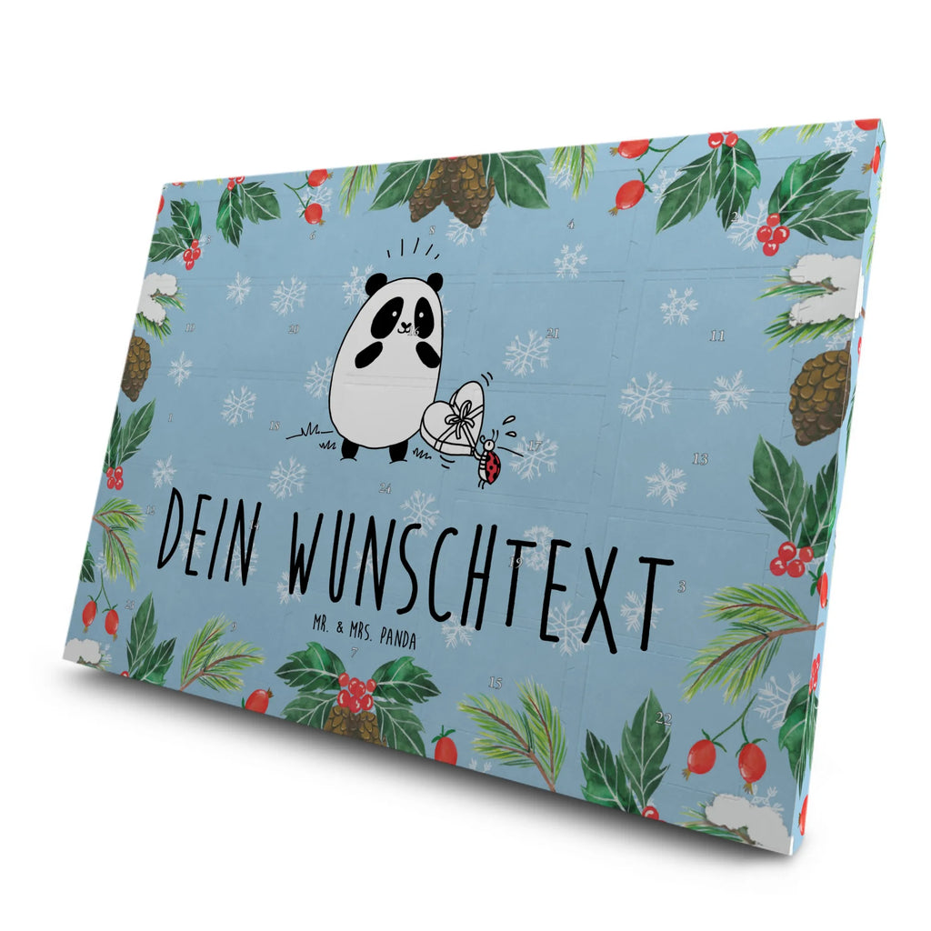  Panda Dziękuję Personalisierter Tee Adventskalender