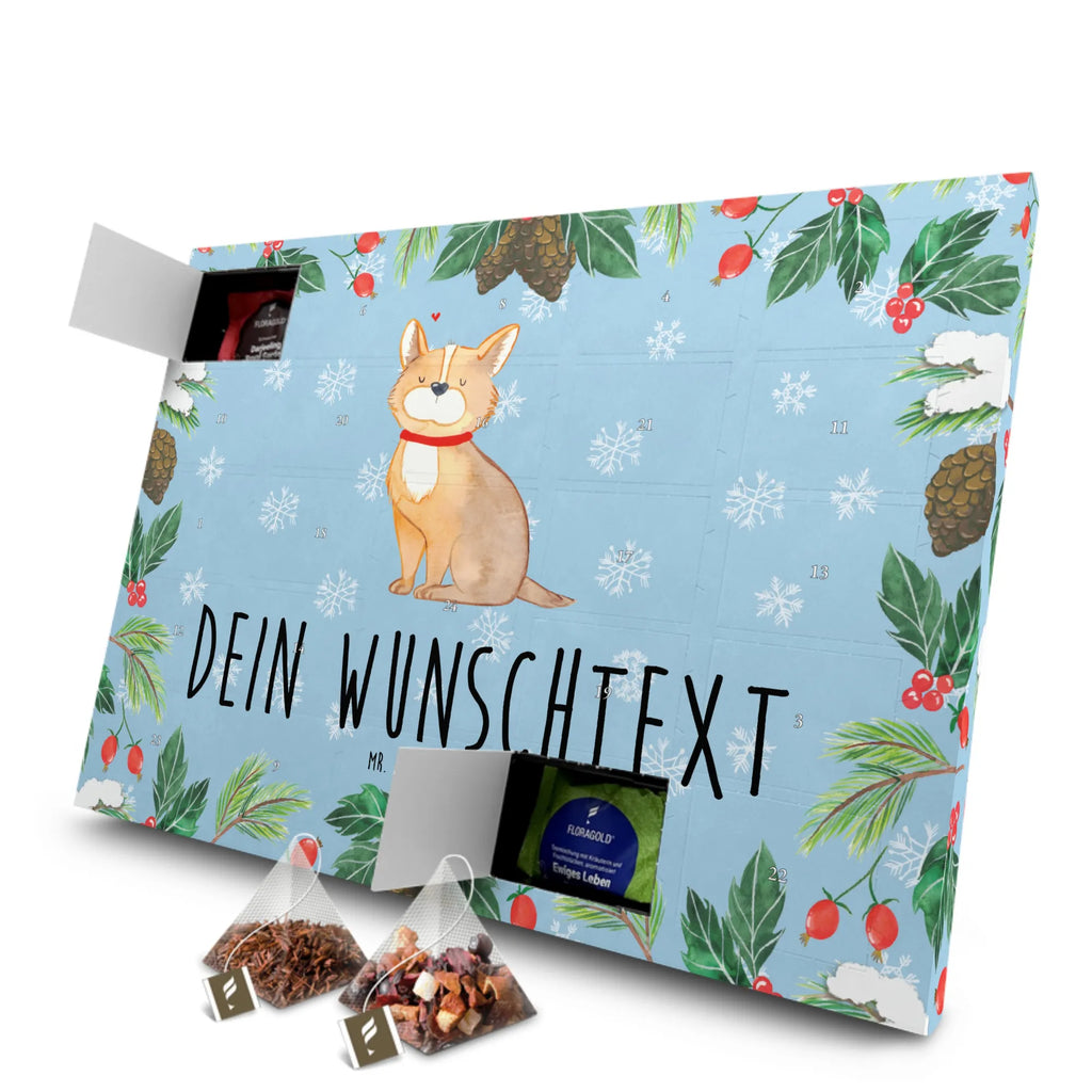 Personalisierter Tee Adventskalender Hund Glück Personalisierter Tee Adventskalender, Hunderasse, Tierliebhaber, Hundemotiv, Haustier, Hundebesitzer, Hund, Sprüche, Liebe, Hundeliebe, Hundemama, Spruch, Corgie