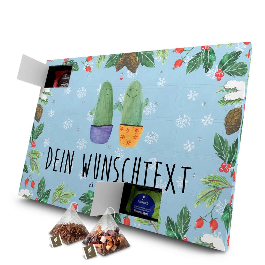 Tee Adventskalender selbst gestalten Kaktus Liebe