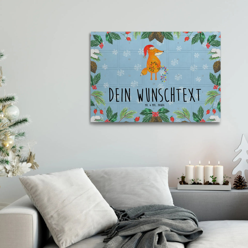 Personalisierter Tee Adventskalender Fuchs Weihnachten Personalisierter Tee Adventskalender, Nikolaus, Winter, Advent, Heiligabend, Wintermotiv, Weihnachten, Weihnachtsdeko, Geschenk Weihnachten, Weihnachtszeit, Weihnachtsmann, Füchse, Fuchs, Spruch schön