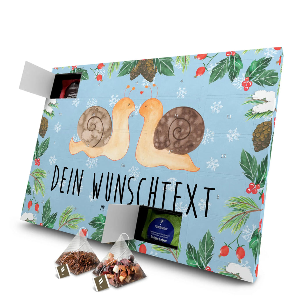 Personalisierter Tee Adventskalender Schnecken Liebe Personalisierter Tee Adventskalender, Freund, Freundin, Jahrestag, Verlobung, Liebesgeschenk, Ehefrau, Heiratsantrag, Heiraten, Hocheitstag, Ehemann, Partner, Liebe