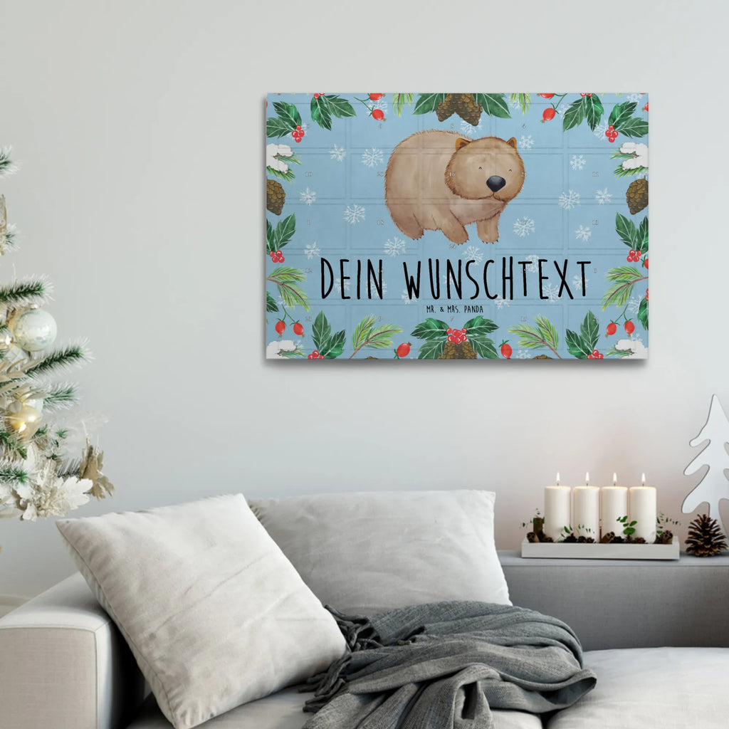 Personalisierter Tee Adventskalender Wombat Personalisierter Tee Adventskalender, Tiermotive, Tiere, Gute Laune, Lustige Sprüche, Wombat, Spruch, Motivation, Australien, Das Leben Ist schön