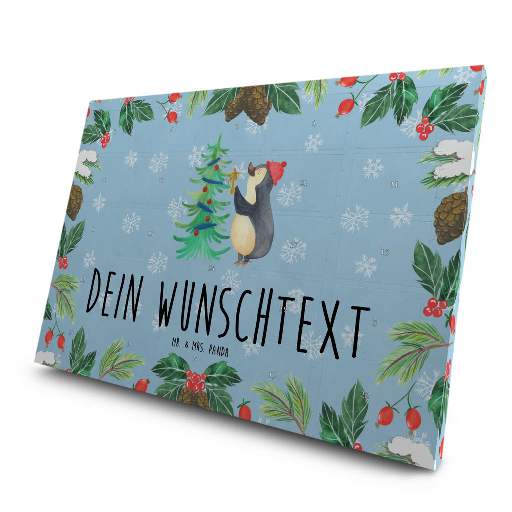 Personalisierter Tee Adventskalender Pinguin Weihnachtsbaum Personalisierter Tee Adventskalender, Advent, Winter, Heiligabend, Wintermotiv, Nikolaus, Weihnachten, Weihnachtsdeko, Pinguin